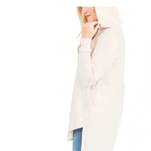Agnes & Dora Pink Hoodie Pullover Tunic Natural Soft Lightweight Long Sleeve